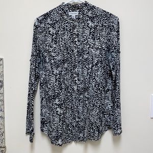 Nice Blouse Calvin Klein black and white pattern
